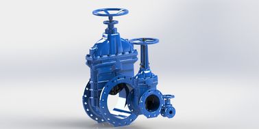 La válvula de puerta actuada casquillo del abastecimiento de agua FBE cubrió para el sistema de la lucha contra el fuego