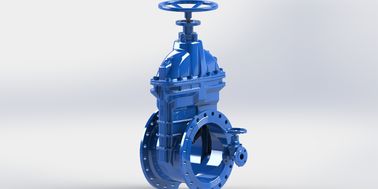 Válvula de puerta dúctil del hierro del alto grado suavemente asentada para el abastecimiento de agua/el sistema de aguas residuales