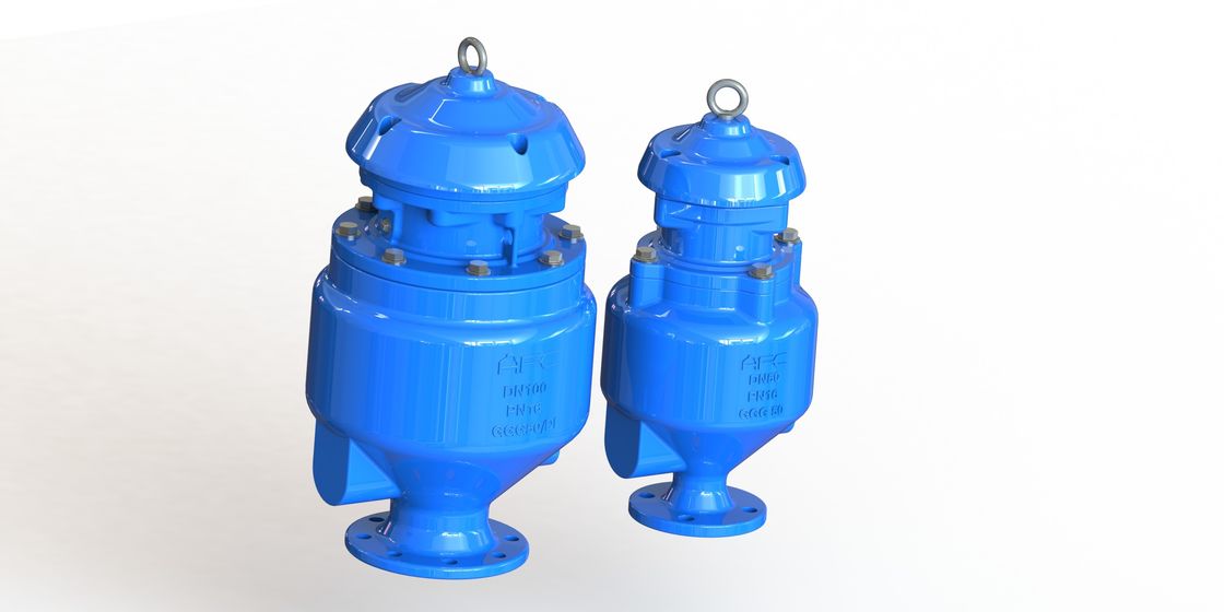 Válvula triple libre del lanzamiento del aire de la combinación de la función del derramamiento para el circuito de agua de aguas residuales