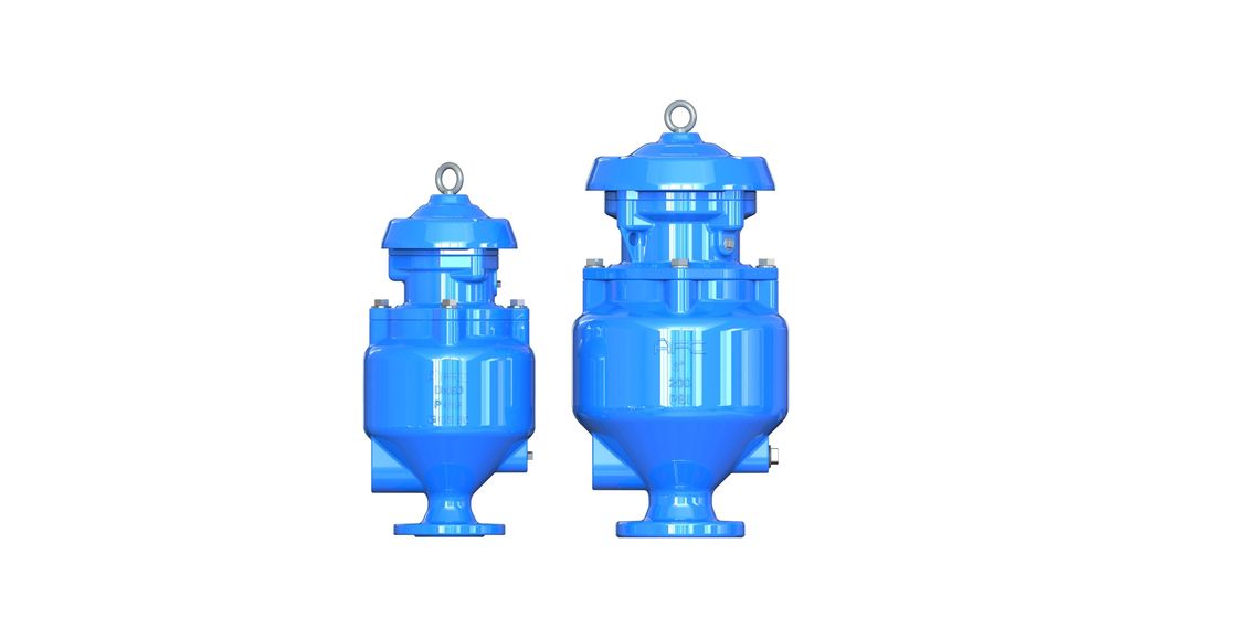 Válvula triple libre del lanzamiento del aire de la combinación de la función del derramamiento para el circuito de agua de aguas residuales