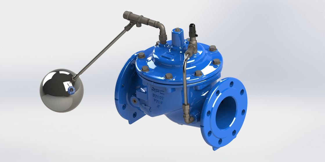 Válvula actuada flotador dúctil de capa de epoxy del hierro para el tanque de almacenamiento del agua