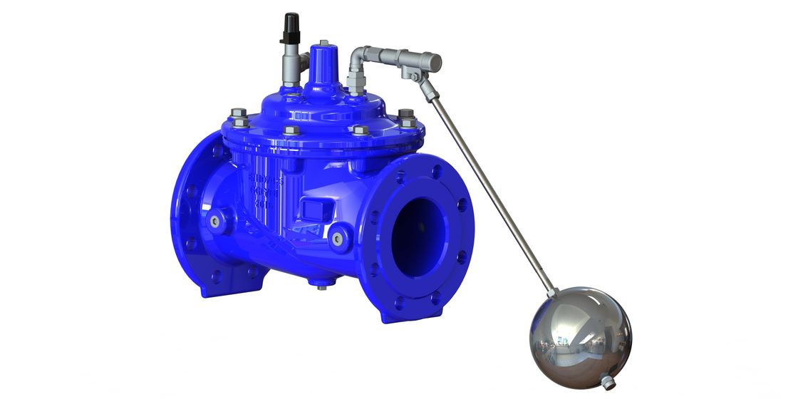 Válvula de control roja/azul del flotador del color con el diafragma de nylon del refuerzo de EPDM