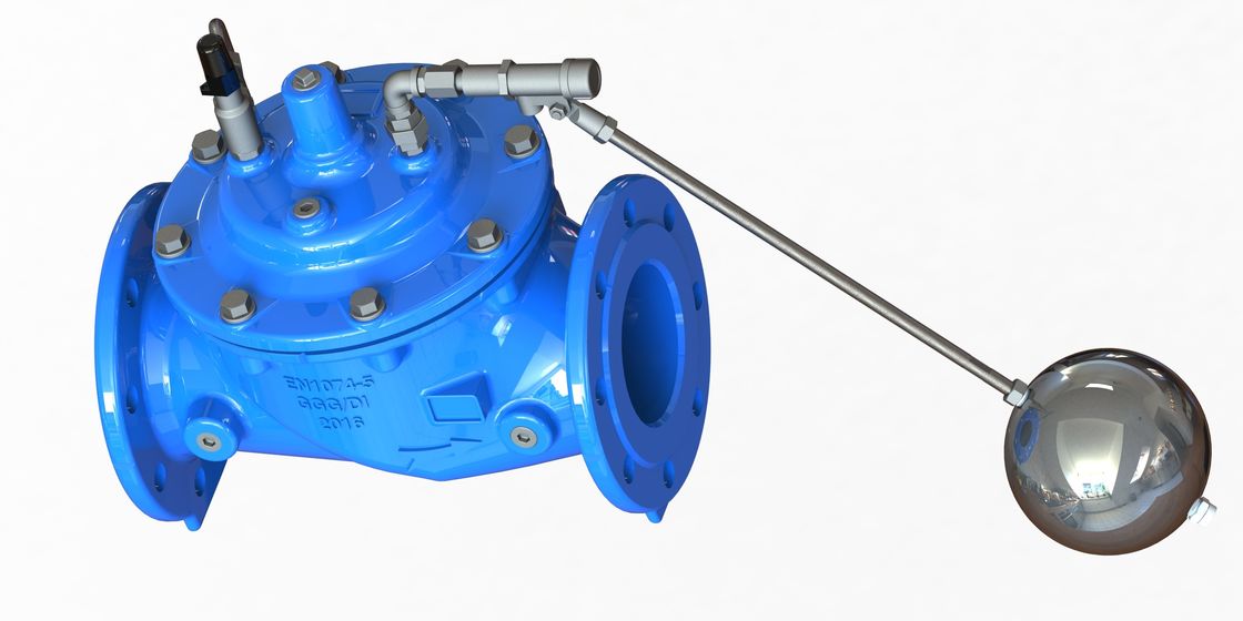 Válvula de control roja/azul del flotador del color con el diafragma de nylon del refuerzo de EPDM