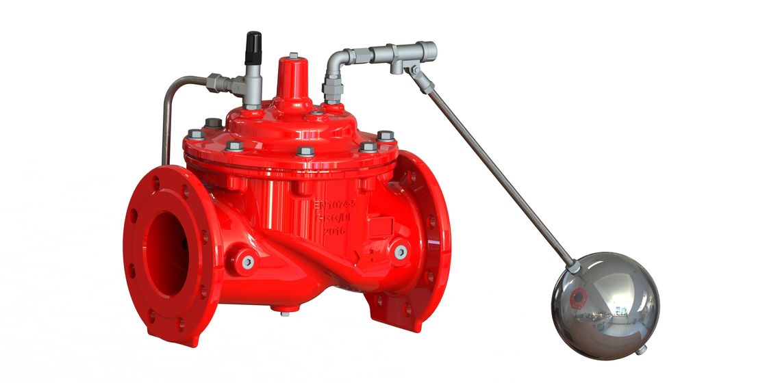 Válvula de control roja/azul del flotador del color con el diafragma de nylon del refuerzo de EPDM