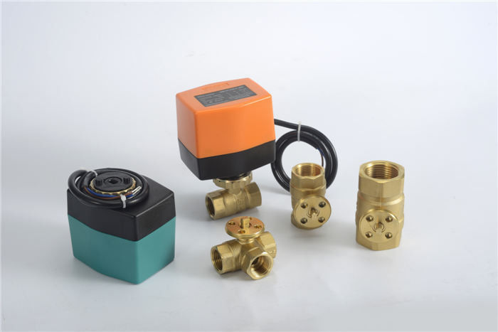 Vávula de bola con motor IP55 para el equipo de refrigeración industrial