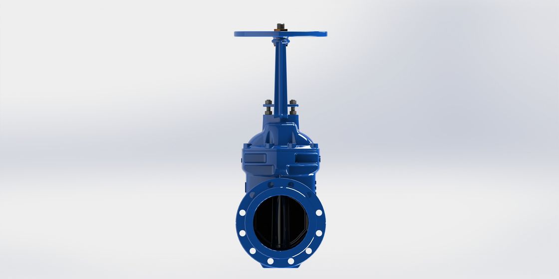 DN50 - válvula de puerta de levantamiento del tronco DN300 para la planta de tratamiento del agua potable