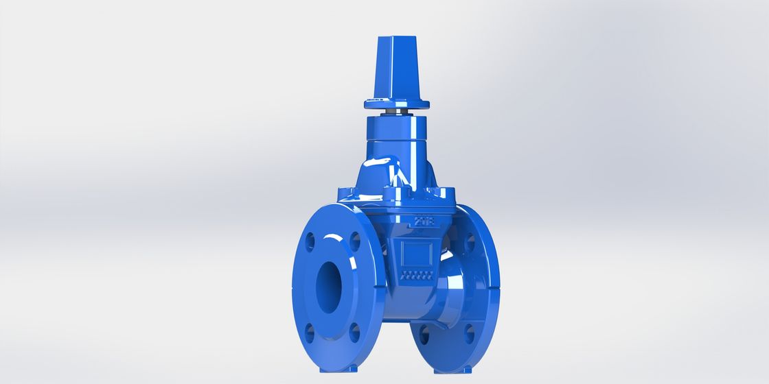 La válvula de puerta dúctil de agua del hierro GJS500-7 FBE cubrió AWWA para ensanchar disponible
