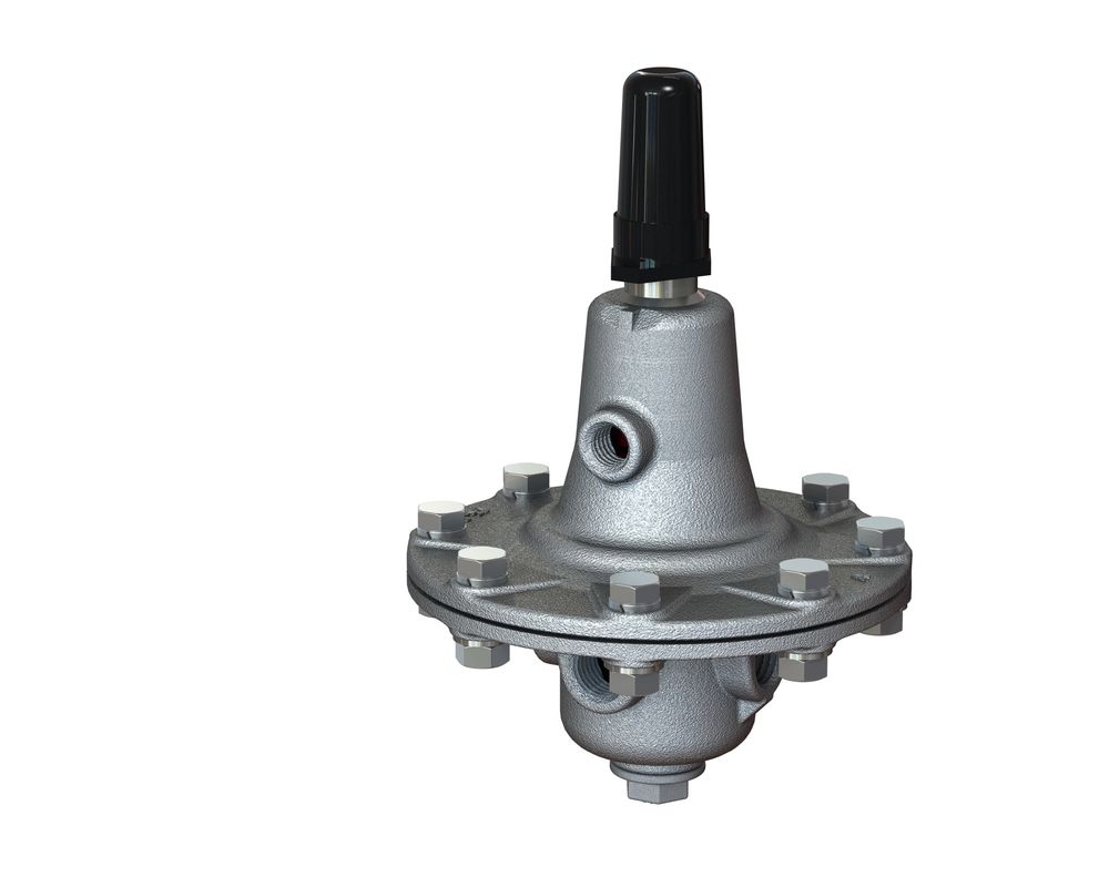 Válvula de control dúctil de líquido del hierro con el diafragma de nylon del refuerzo de EPDM