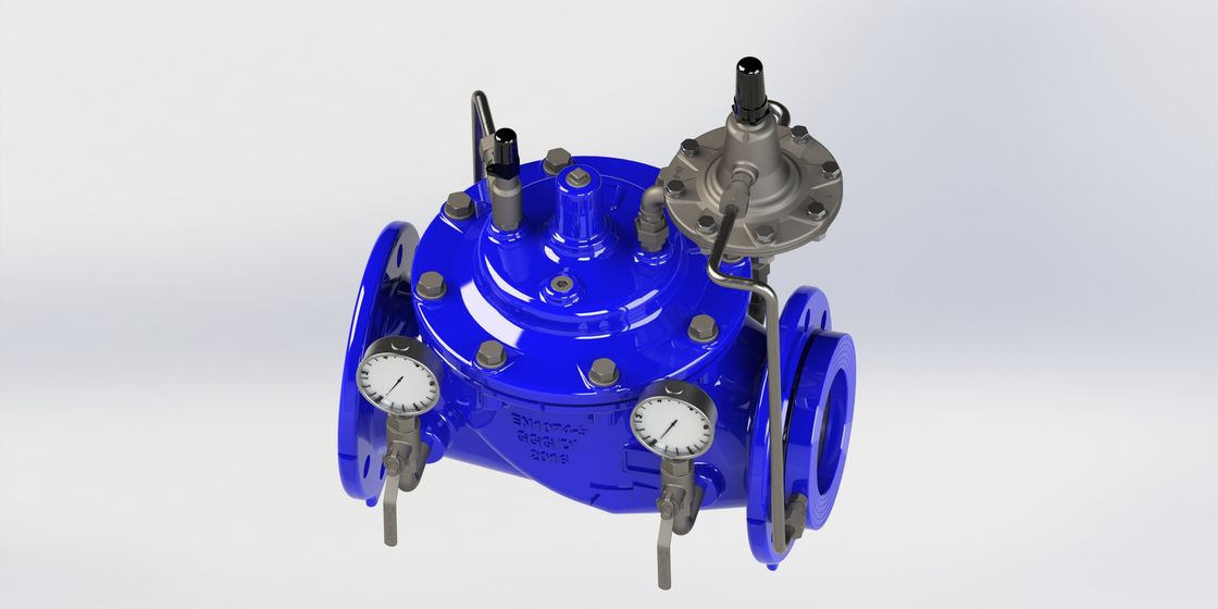 Válvula limitadora del flujo industrial, válvula de control dúctil de la corriente del hierro