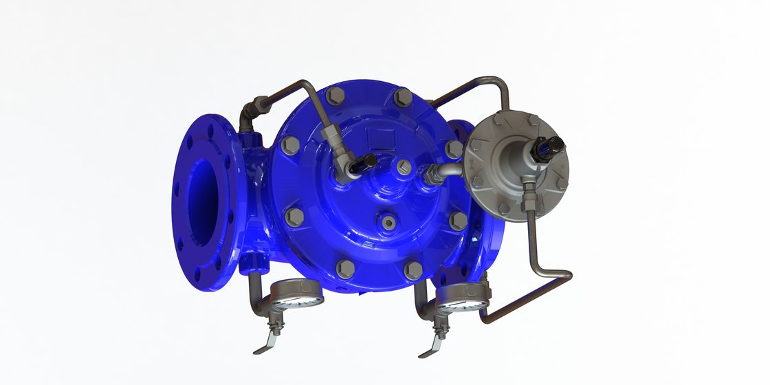 Válvula limitadora del flujo industrial, válvula de control dúctil de la corriente del hierro