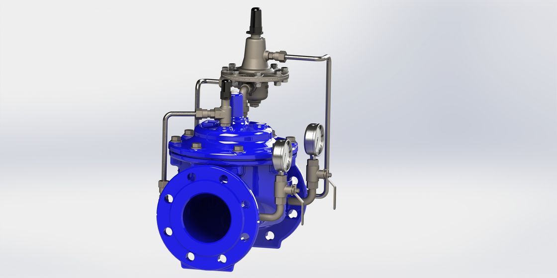 Válvula limitadora del flujo industrial, válvula de control dúctil de la corriente del hierro