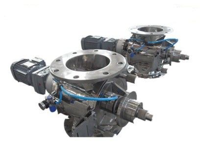 Acero de carbono rotatorio ensanchado de la válvula del alimentador/tipo material de acero inoxidable opcional